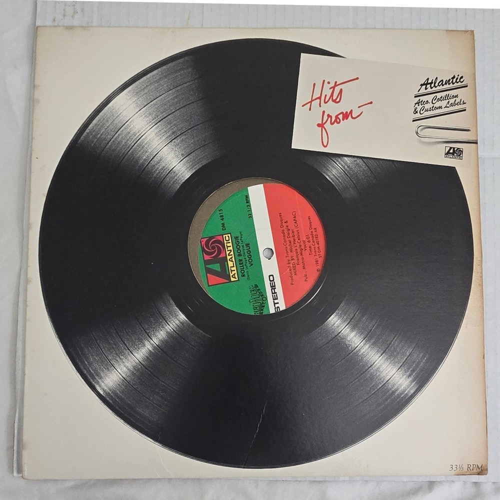 Voggue Roller Boogie‎ Dancin The Night Away 12 Inch Vinyl 1981 Atlantic Disco